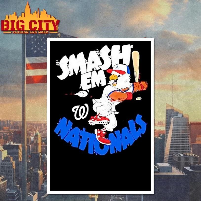 Washington Nationals Screech Smash Em Mascot Shirt