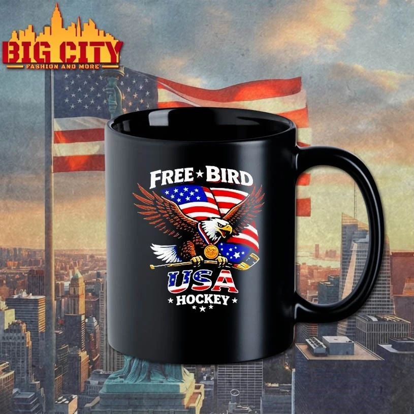 Free Bird USA Hockey Gold Medal T-shirt