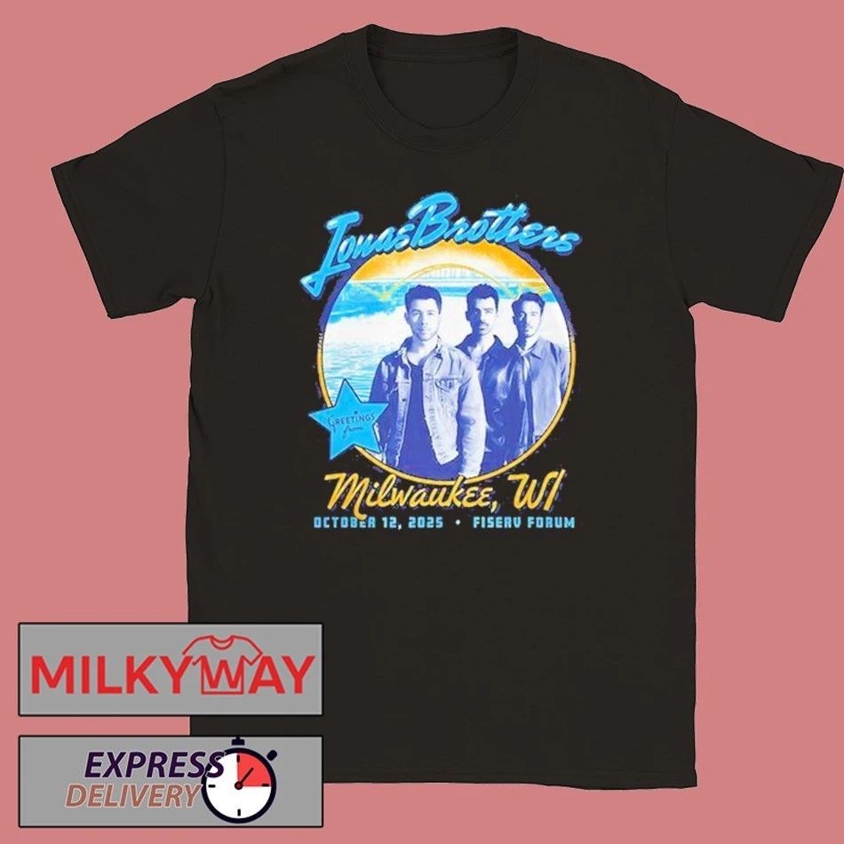 Jornas Brothers x Marshmello Greetings From Your Hometown x Milwaukee shirt
