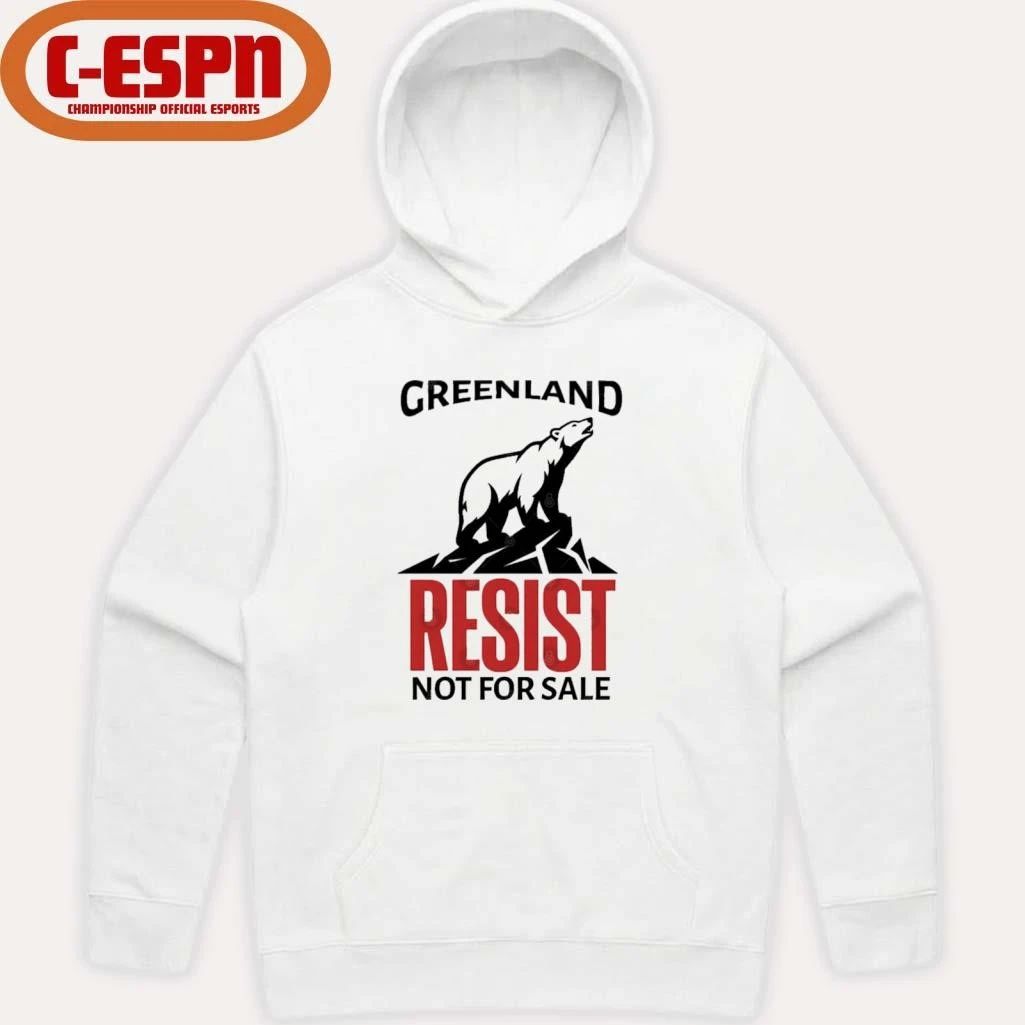 RESIST Greenland Not For Sale T-Shirt