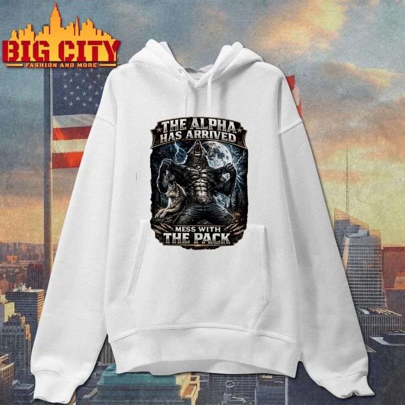 The Alpha Has Arrived Wolf Alpha Leader Graphic Shirt