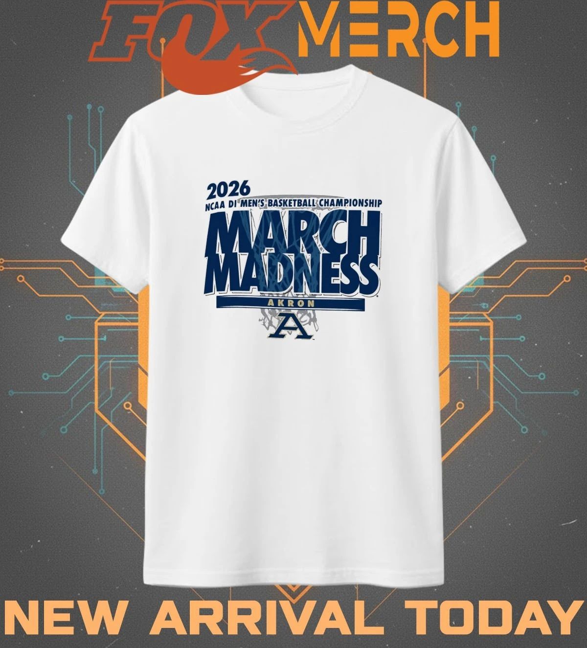 Akron Zips 2026 NCAA DI Men’s Basketball Championship March Madness t-shirt