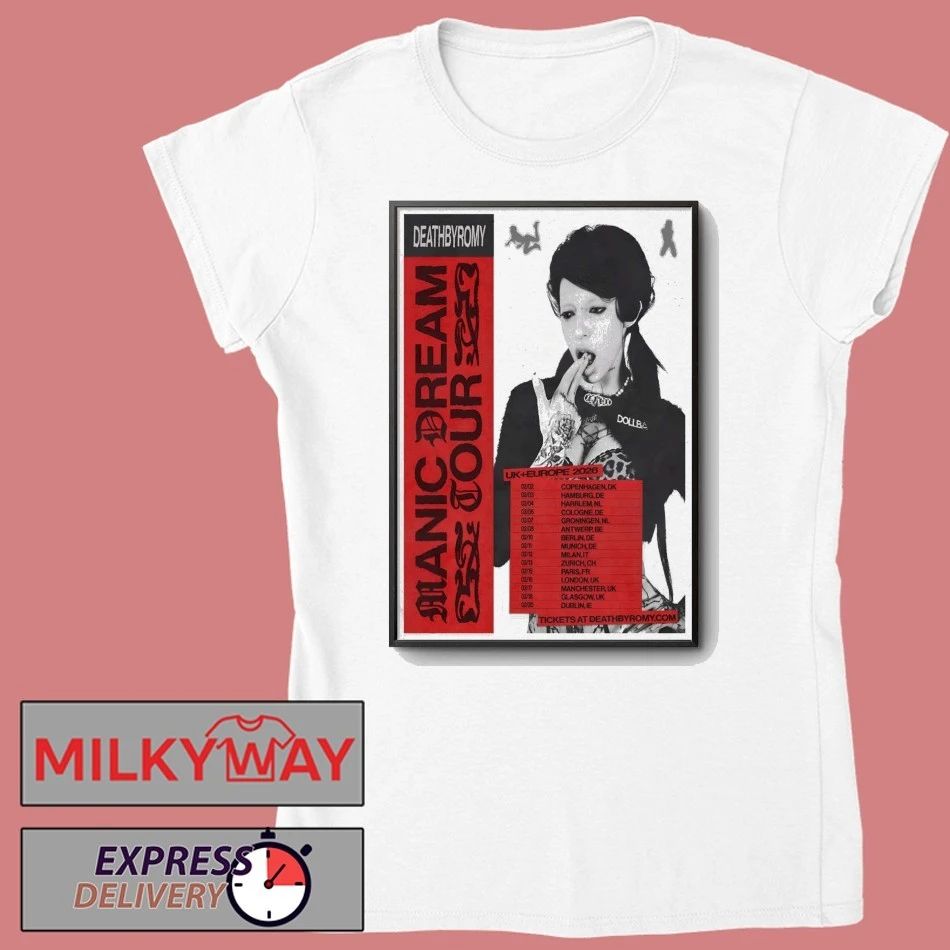 Deathbyromy UK And EU 2026 Tour Poster shirt