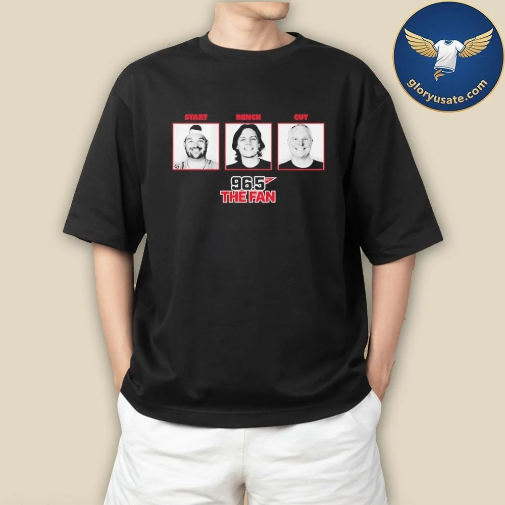 Fescoe and Dusty Start Bench Cut 96.5 The Fan Shirt