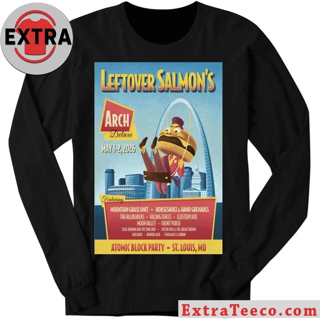 Leftover Salmon’s May 1-2 2026, St. Louis MO Poster Shirt