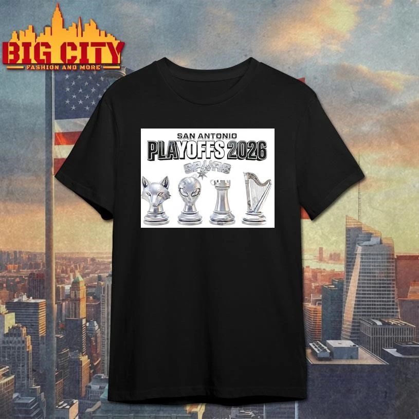 Trophy San Antonio Spurs Basketball Go Spurs Go Playoffs 2026 Shirt