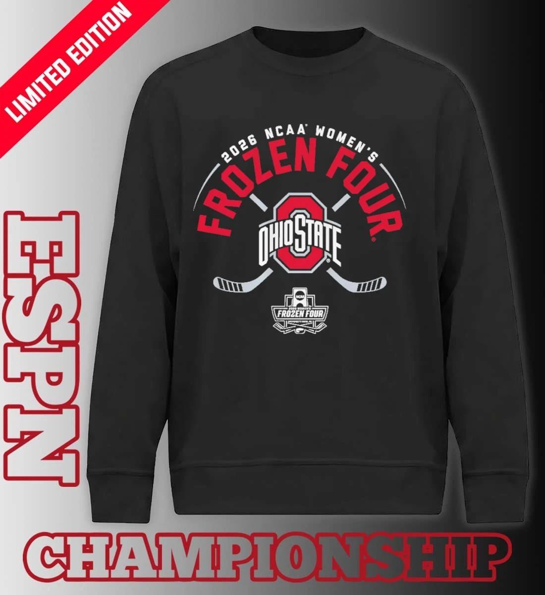 Ohio State Women’s Ice Hockey 2026 Frozen Four T-Shirt