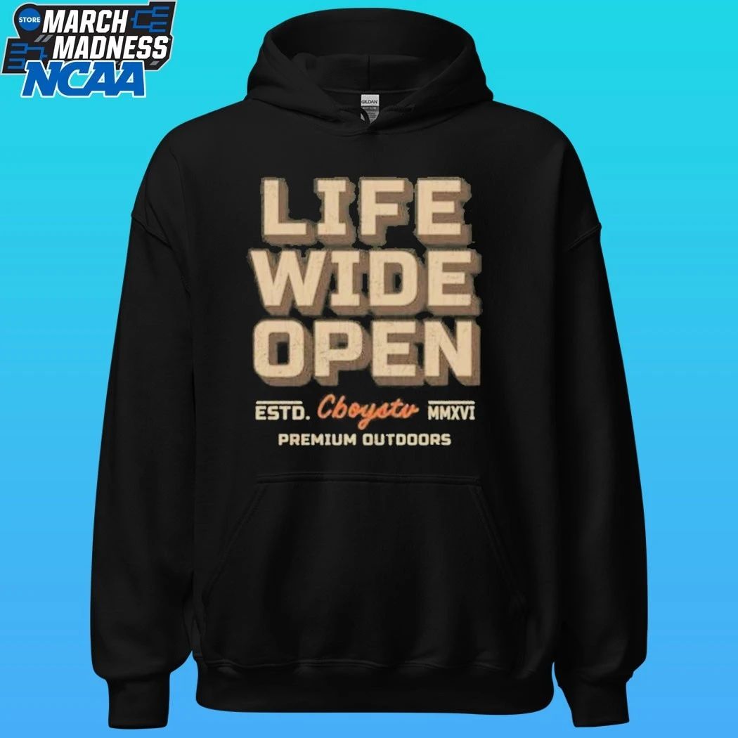 Cboystv Life Wide Open Hunt Camp Shirt