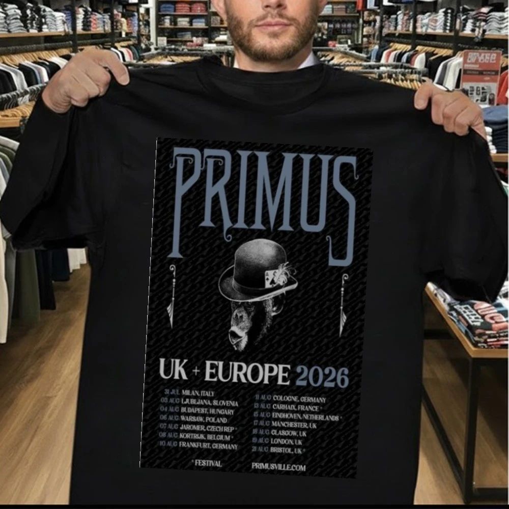 Primus Tour UK Europe 2026 Poster Shirt