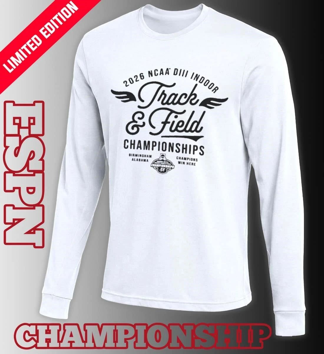 2026 NCAA Division III Indoor Track & Field Final Shirt