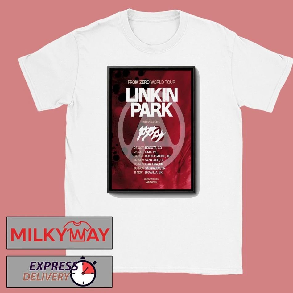 Linkin Park From Zero Tour Poster 2025 shirt