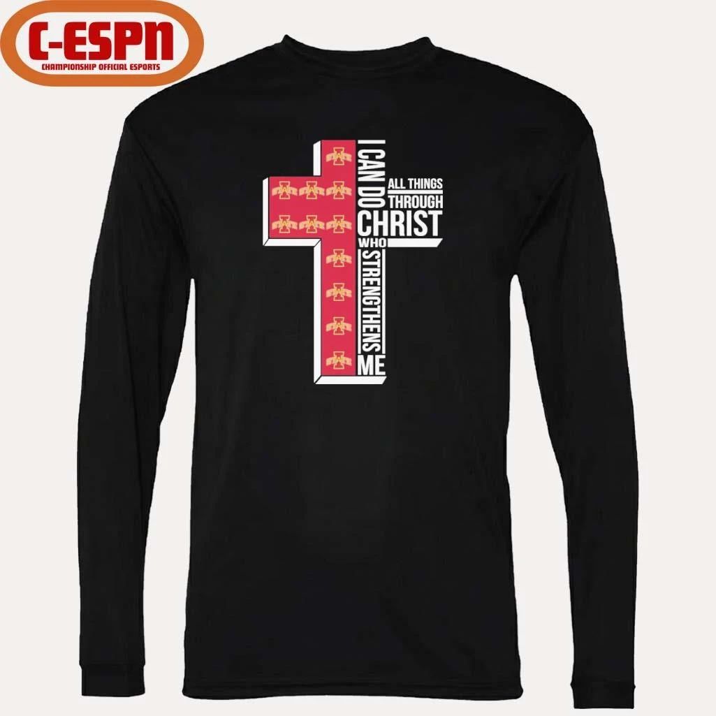 Iowa State Basketball I Can Do All Things Through Christ Who Strengthens Me Shirt