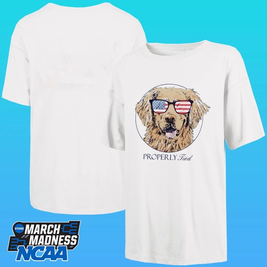 Properly Tied Patriot Dog Shirt