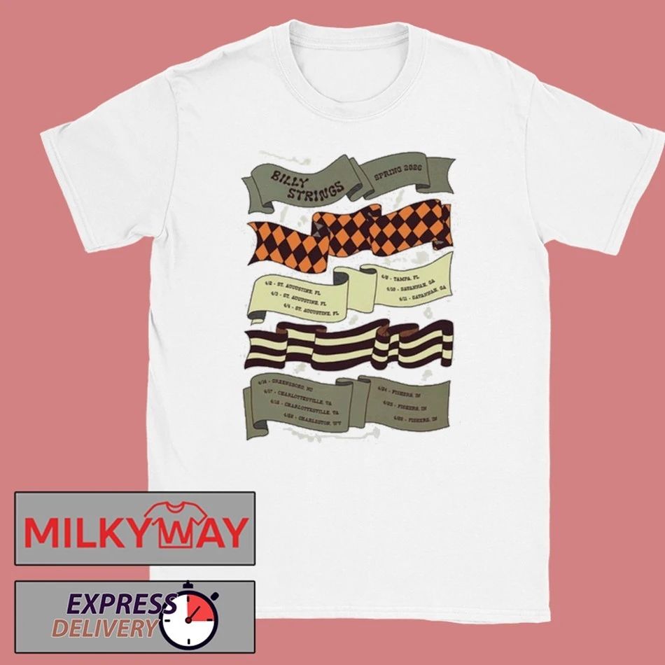 Billy Strings Spring Tour 2026 Parade Tee with Dates shirt