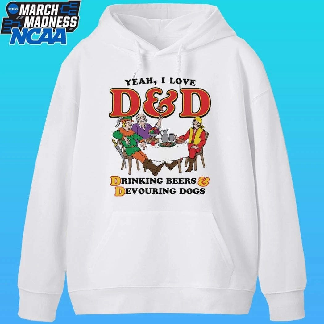 Yeah I Love D And D Drinking Beers & Devouring Dogs Shirt