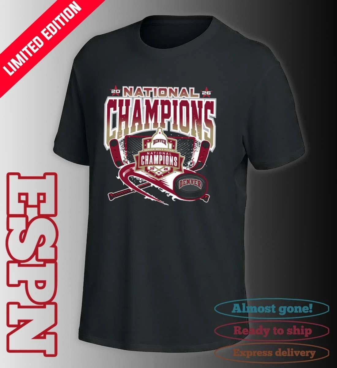 Denver Men’s Ice Hockey NCAA National Champions Vintage 2026 Shirt