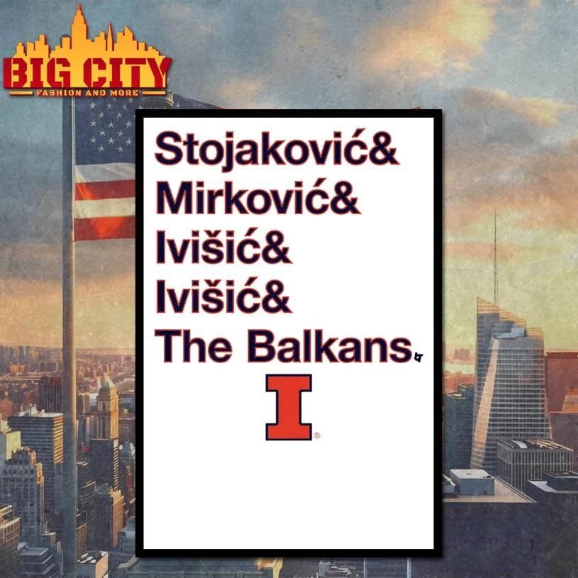 Illinois Basketball The Balkan Bloc Names Shirt