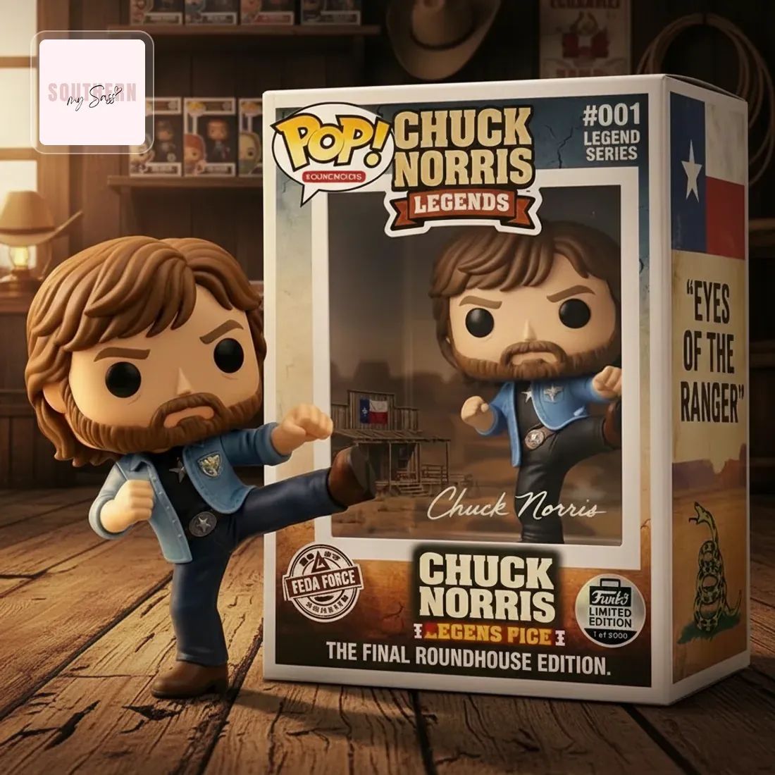 Chuck Norris Legends Series The Final Roundhouse Edition Pop Figure Doll
