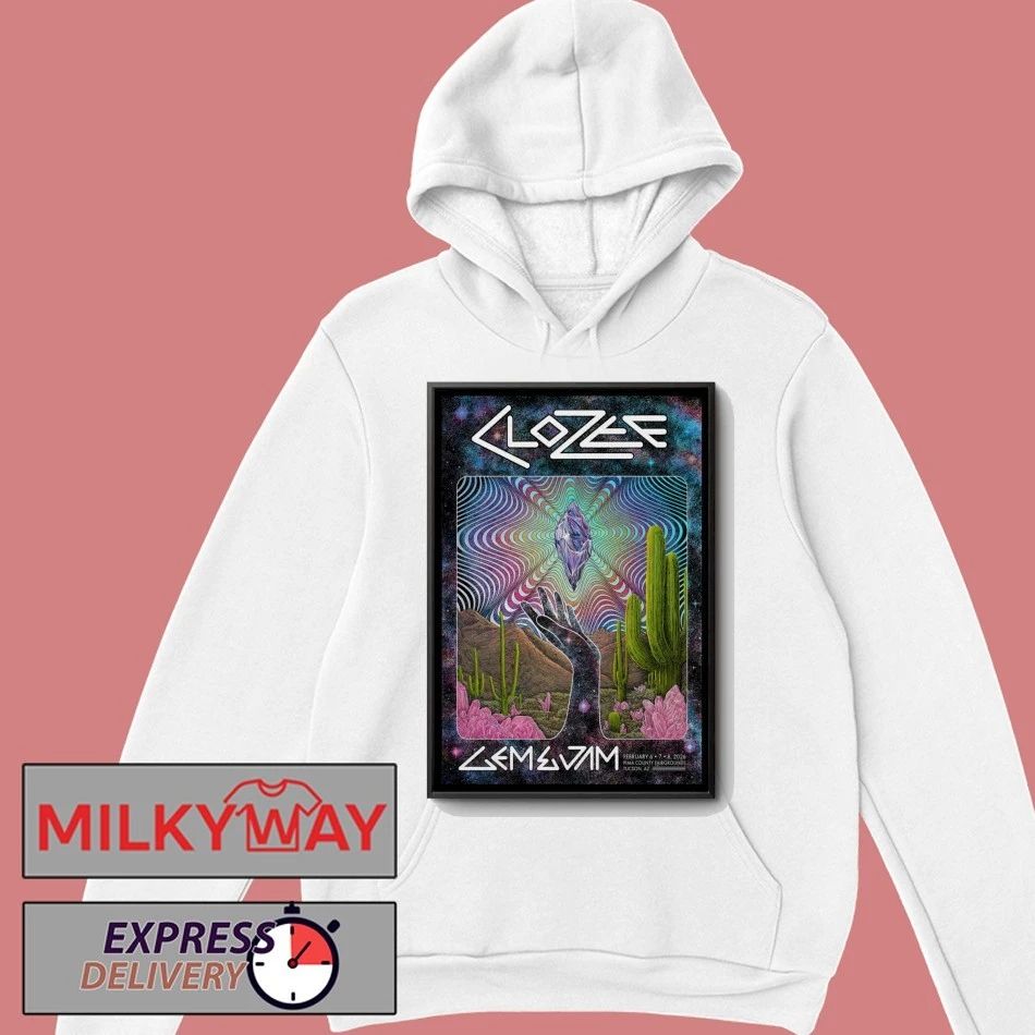 CloZee Gem & Jam Festival Tucson AZ Feb 6-8 2026 Poster shirt