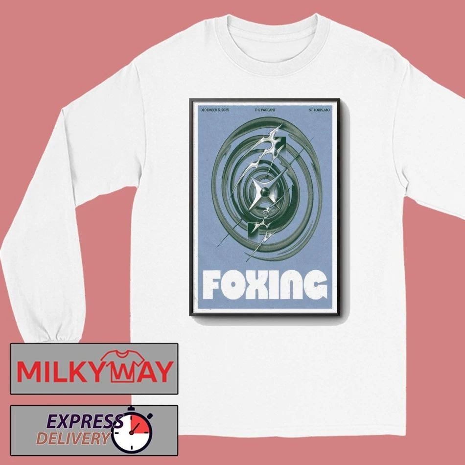 FOXING Dec 6 2025 ST. Louis, MO Poster shirt