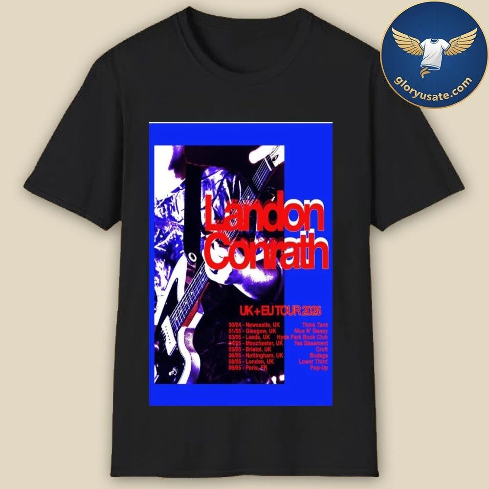 Landon Conrath UK & Europe Tour 2026 Poster Shirt