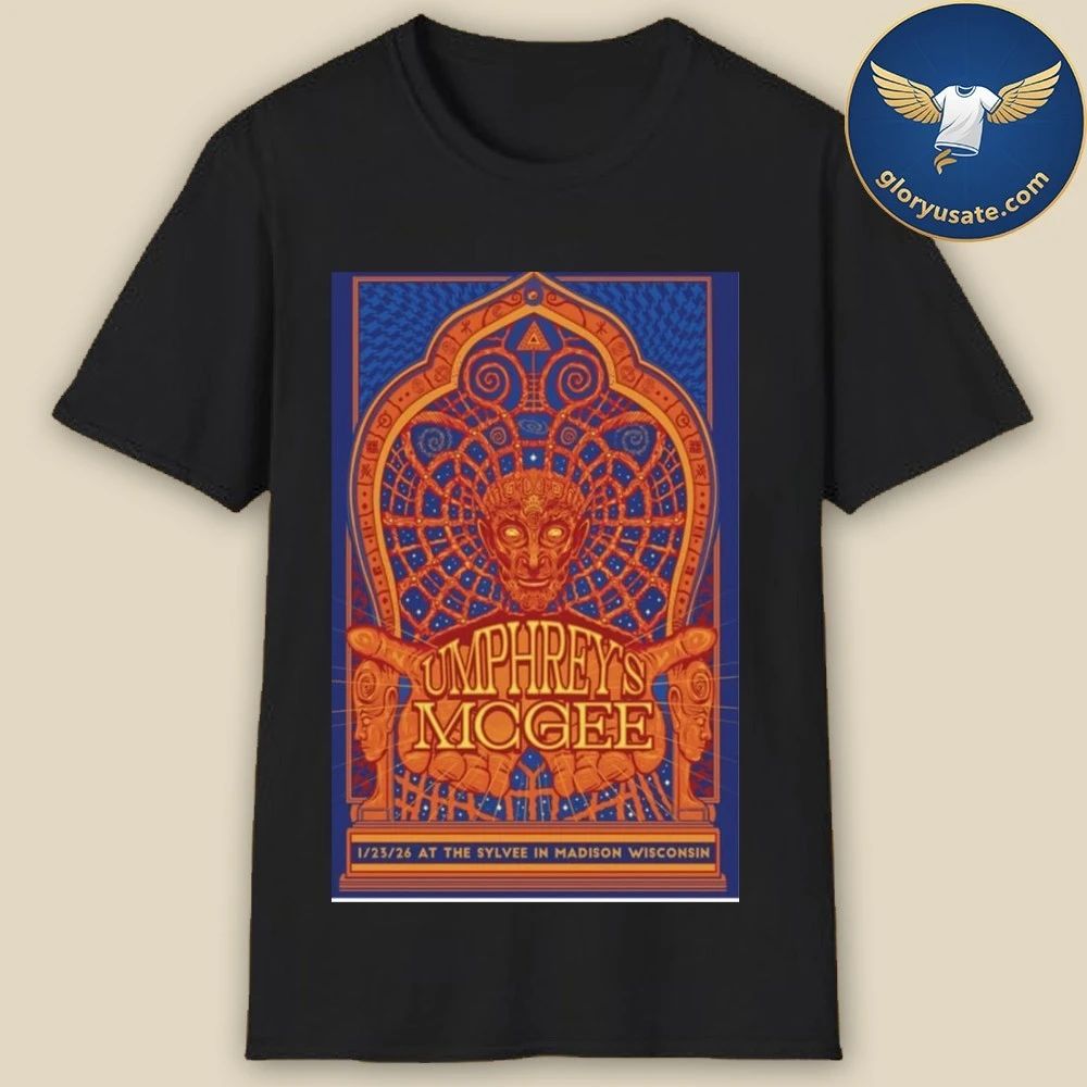 Umphrey’s McGee January 23 2026 Madison Wisconsin Poster Shirt