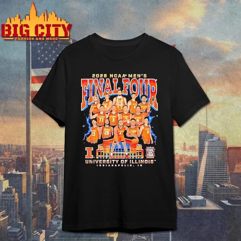 University Of Illinois Mens Basketball 2026 Final Four Shirt
