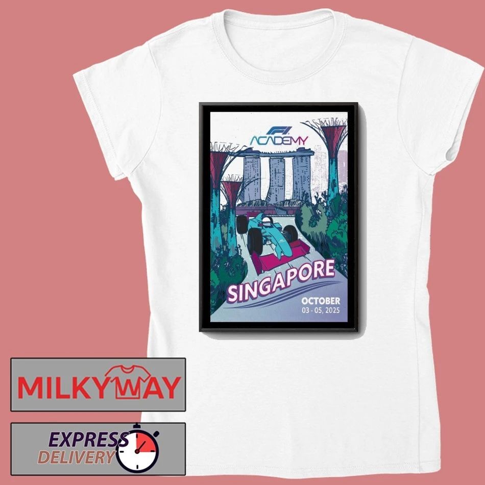 F1 Academy Singapore 03-05 October 2025 Poster shirt