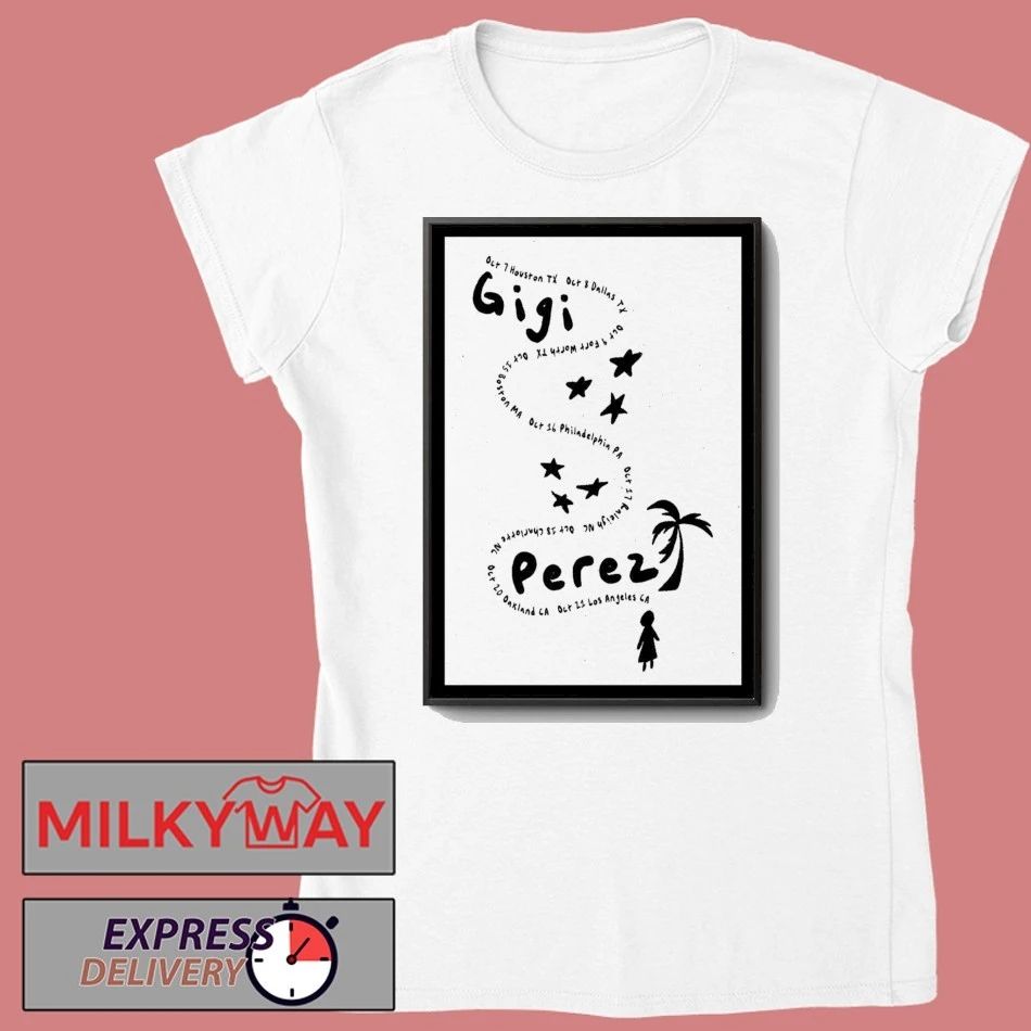 Gigi Perez At The Beach, In Every Life Tour 2025 Poster shirt
