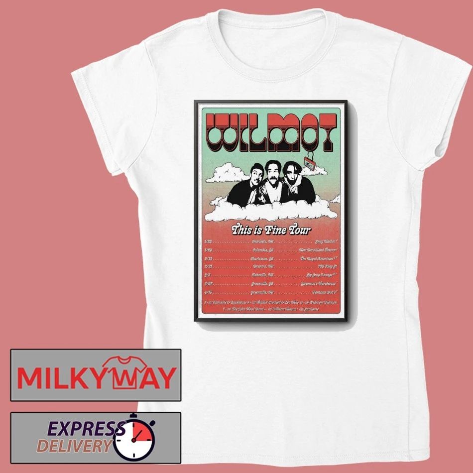 Wilmot 2026 This Is Fine Tour Poster shirt