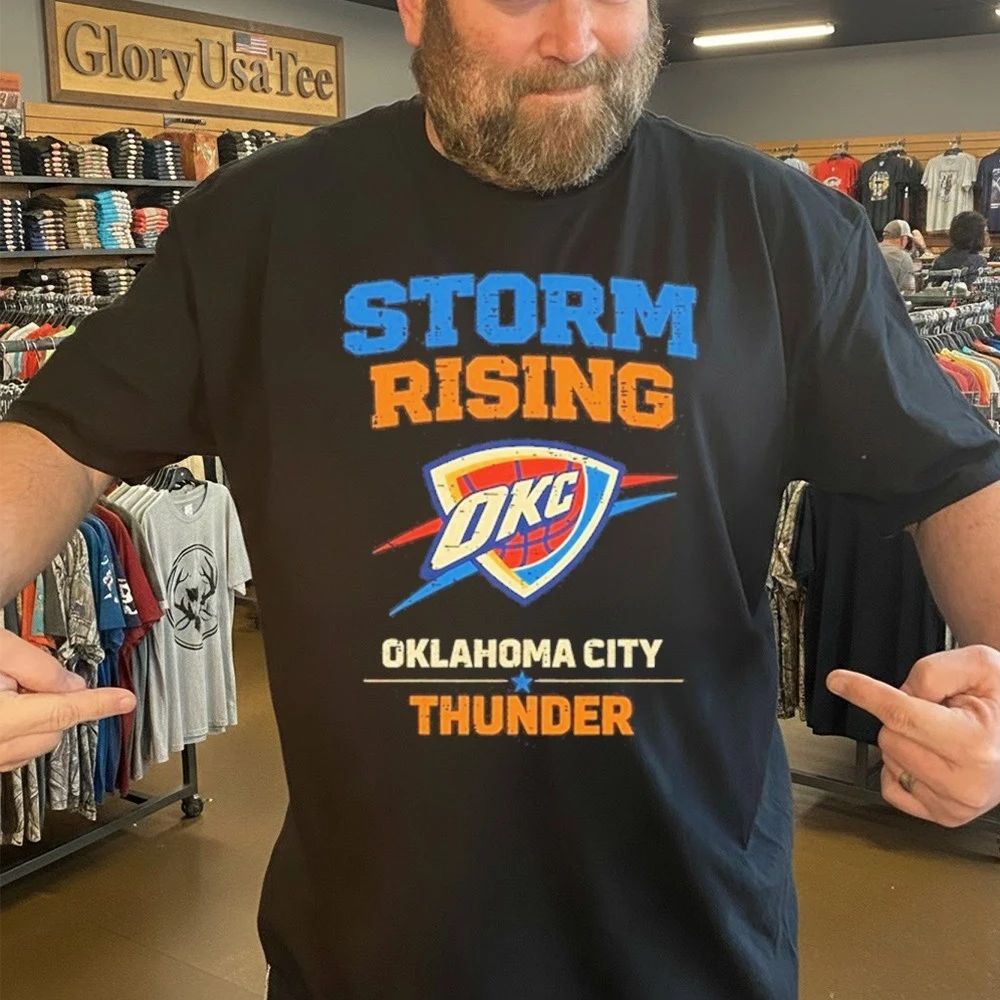 Storm Rising Oklahoma City Thunder Vintage Playoff Shirt