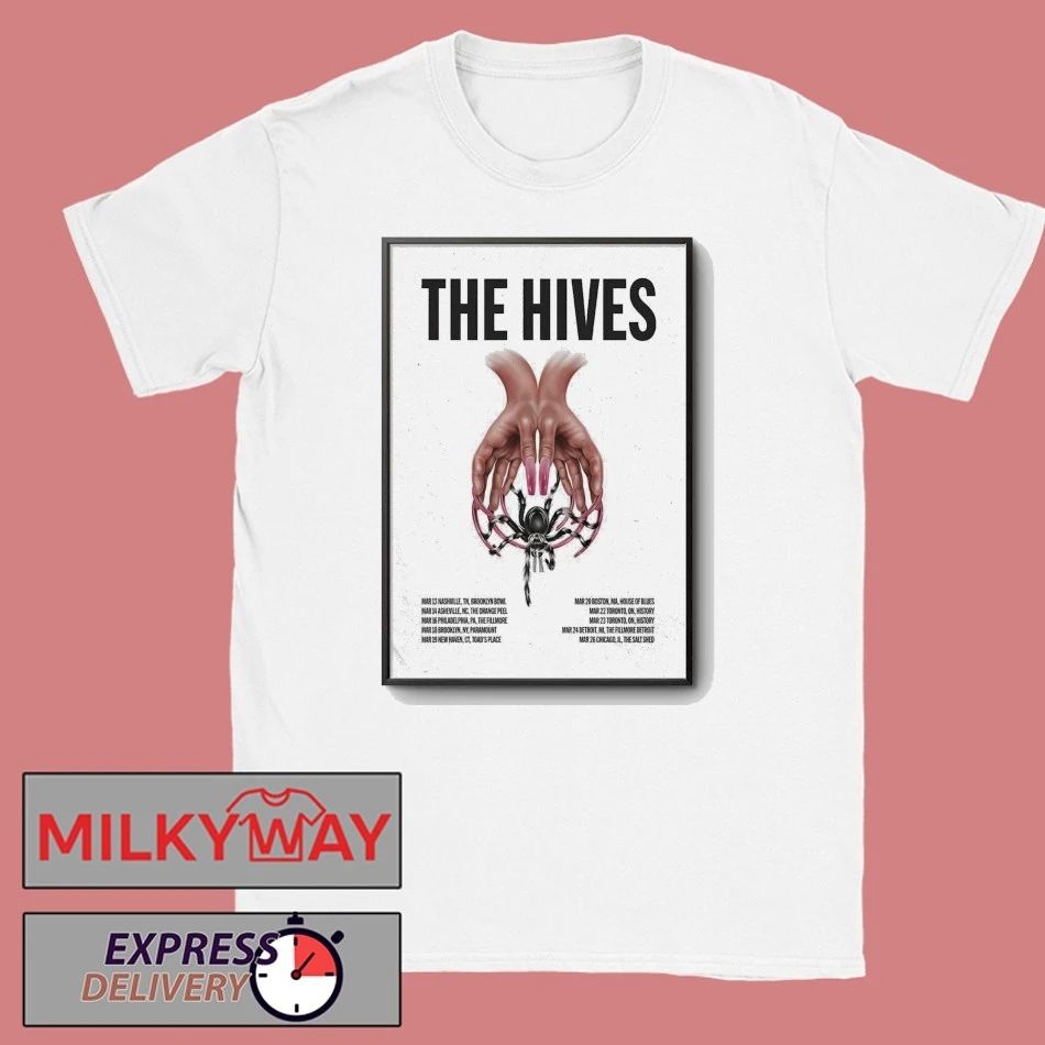 The Hives Chicago Tour 2026 Poster shirt