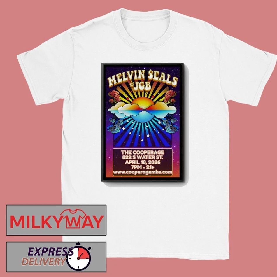 Melvin Seals And JGB 4.18.2026 Milwaukee WI Poster shirt