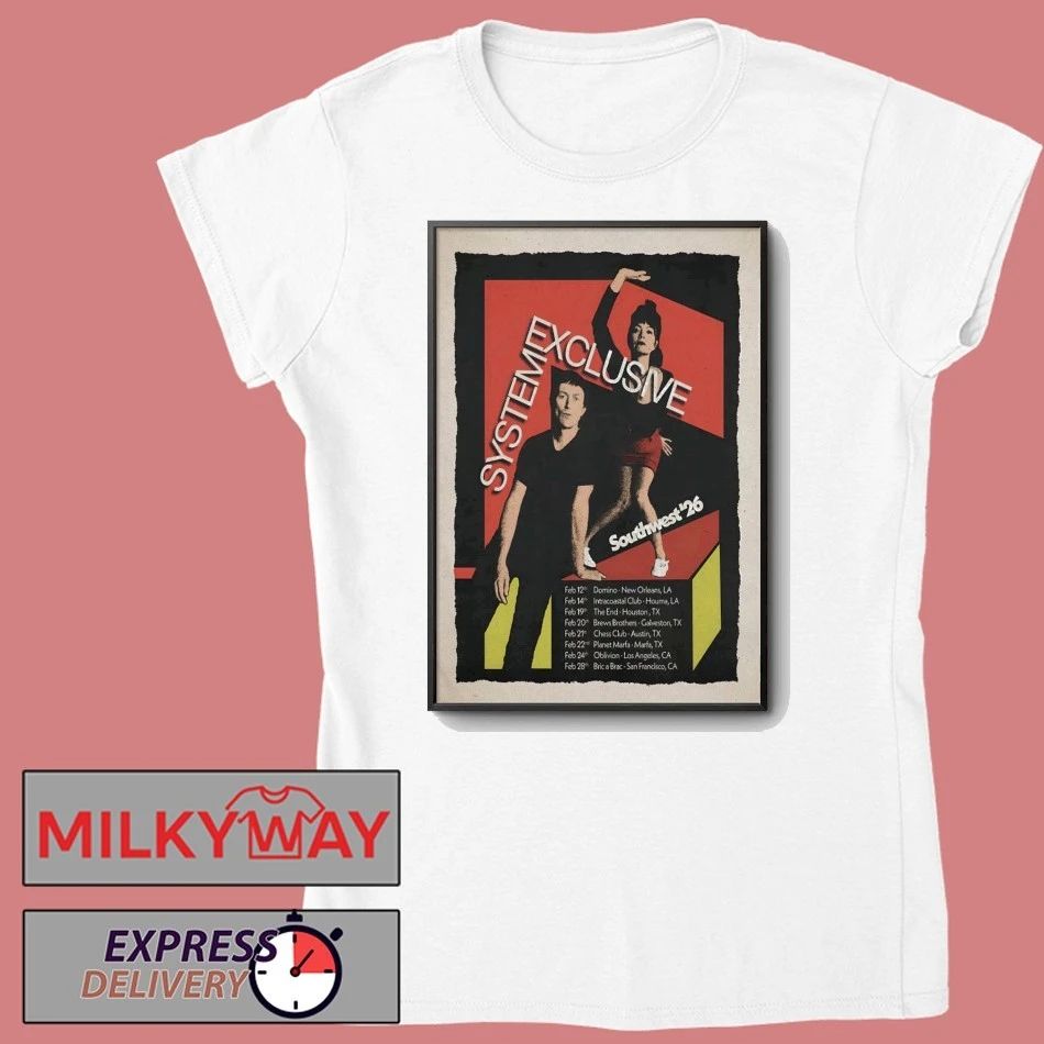 System Exclusive Southwest ‘26 Tour Poster shirt