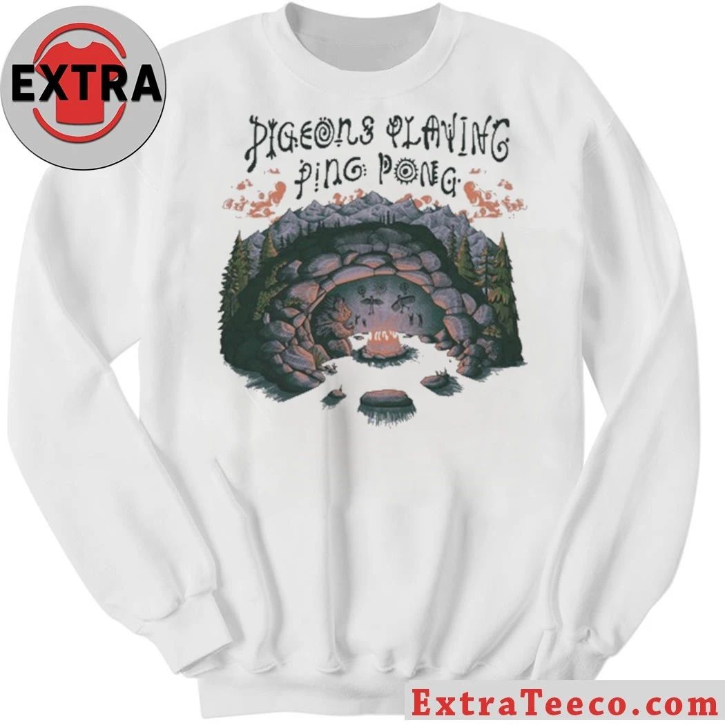 Pigeons Playing Ping Pong X Nature Backs 2026 Shirt