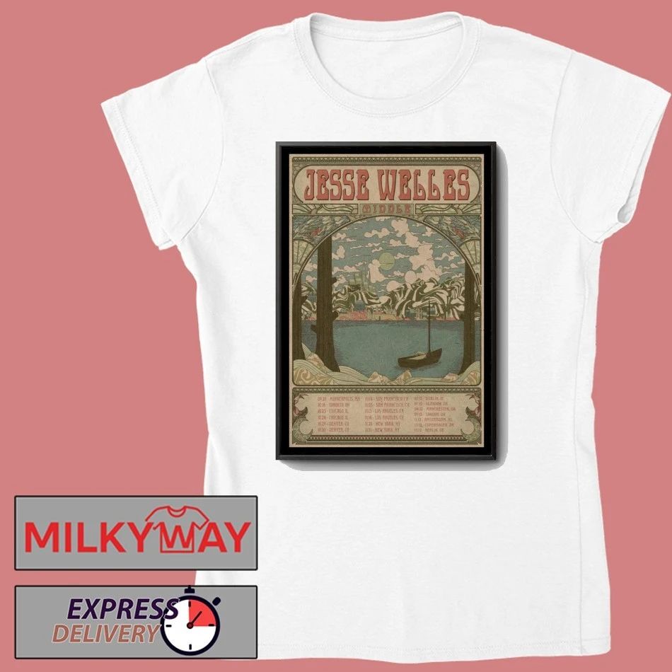 Jesse Welles Middle Concert 2025 Poster shirt