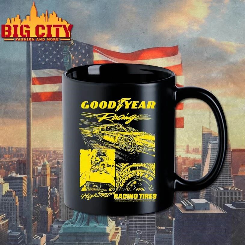 Goodyear Racing High Speed Tires Vintage Panels Car Shirt