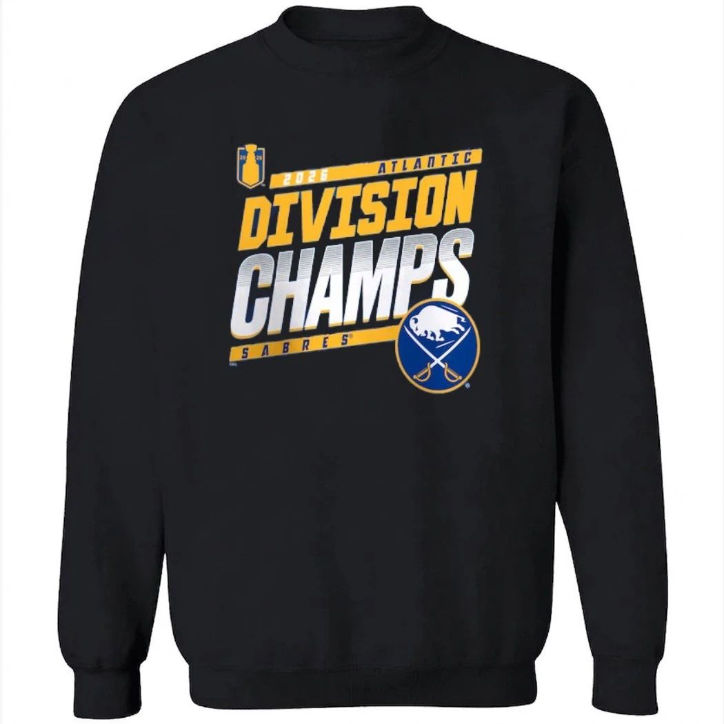 Buffalo Sabres Royal 2026 Atlantic Division Champions T-Shirt