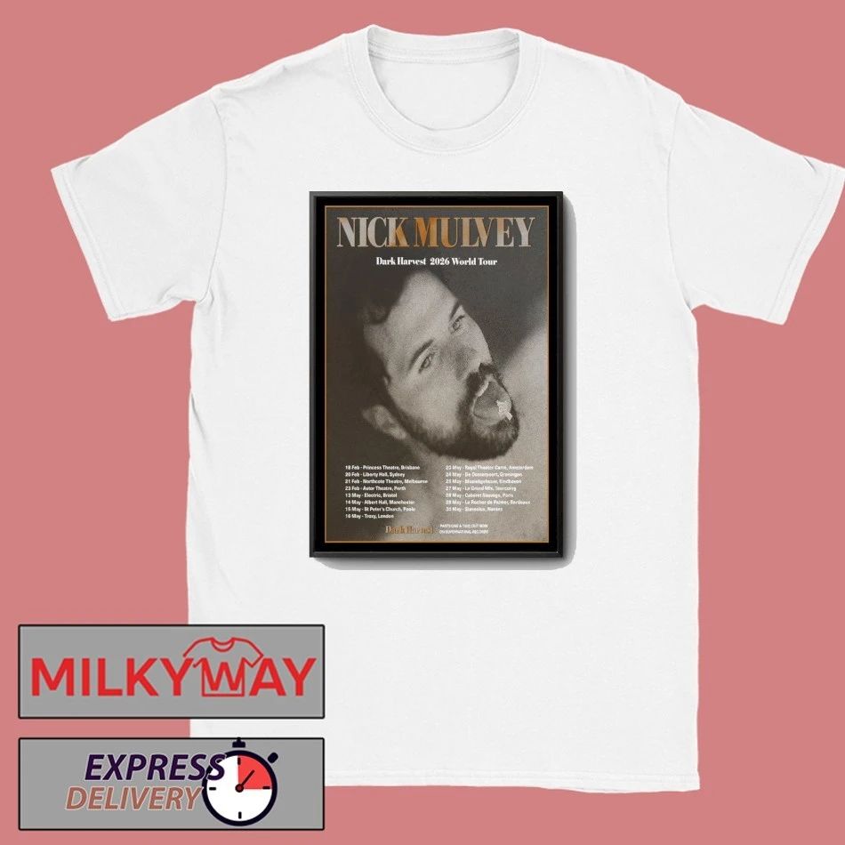 Nick Mulvey World Tour 2026 Poster shirt