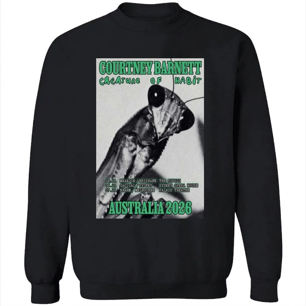 Courtney Barnett Australia Tour 2026 Poster Shirt