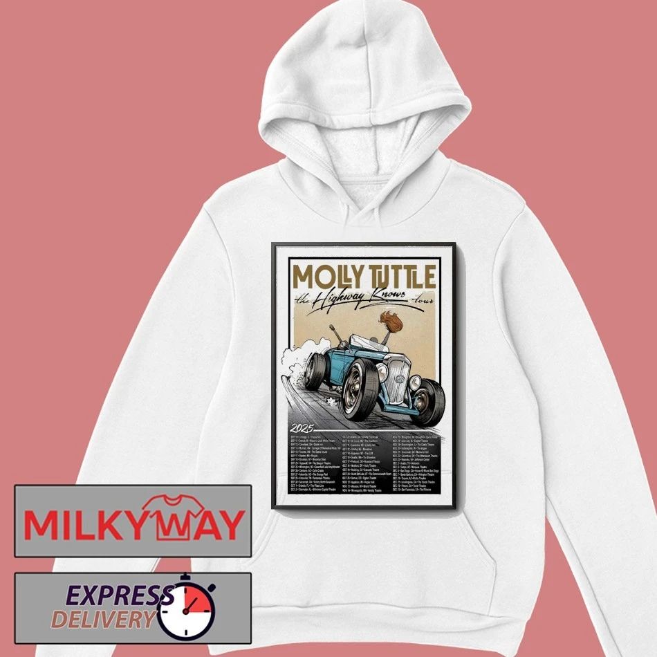 Molly Tuttle The The Highway Knows Tour 2025 Poster shirt