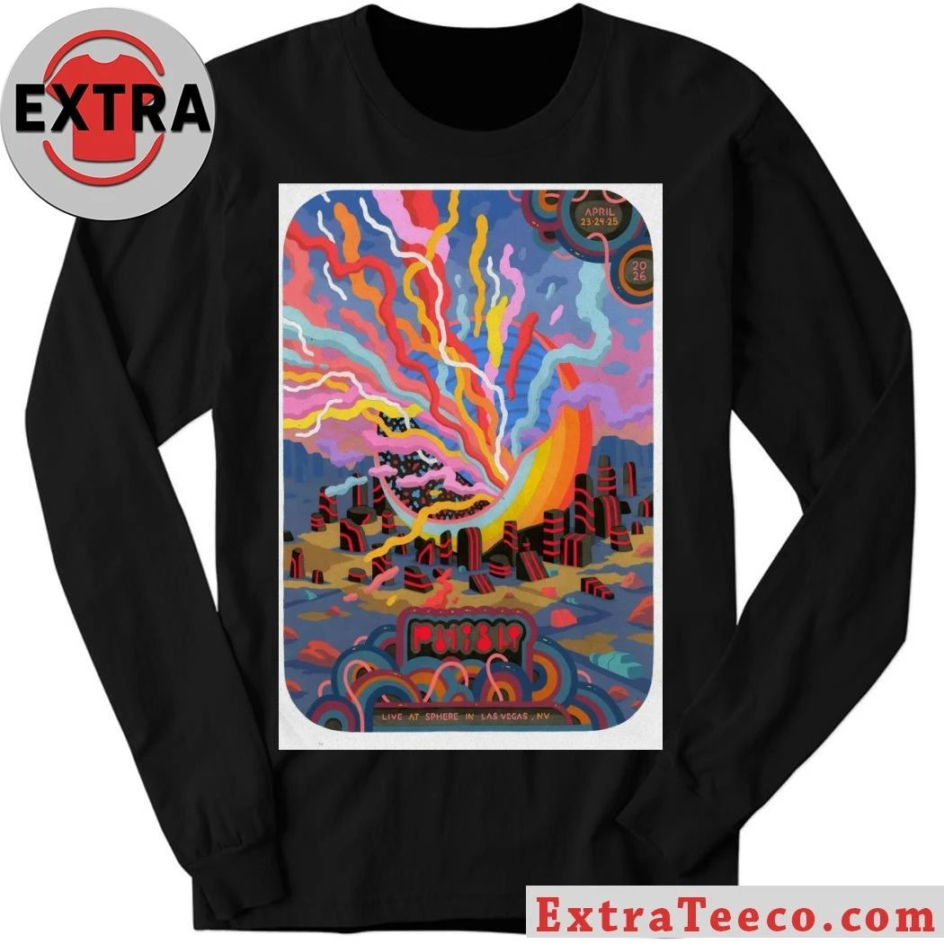 Phish Apr 23-24 2026 Las Vegas NV Poster Shirt
