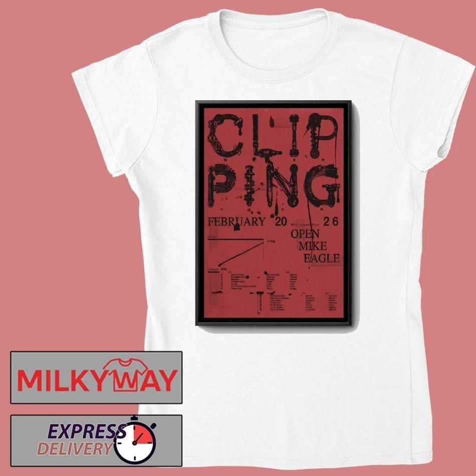Clipping February 2026 Tour USA Poster shirt