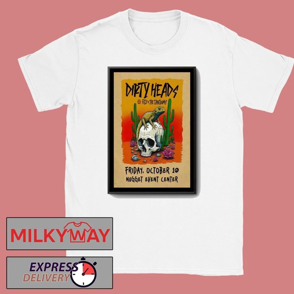 Dirty Heads Oct 10, 2025 Nugget Event Center, Sparks, NV Poster shirt