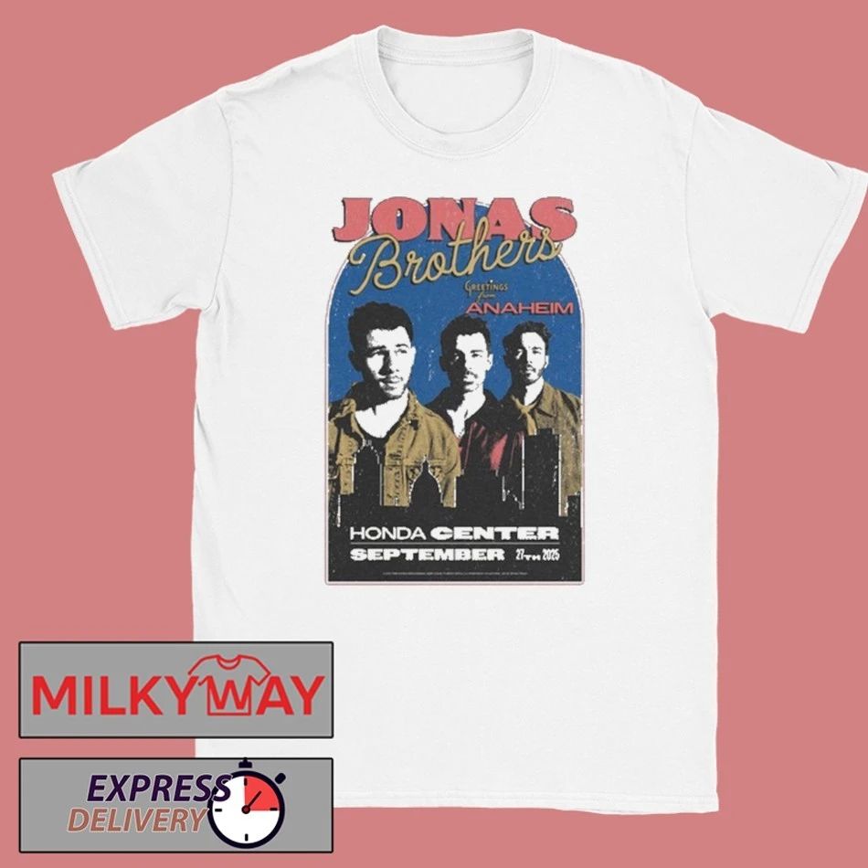 Jonas Brothers Sept 27 2025 Honda Center Anaheim, CA shirt