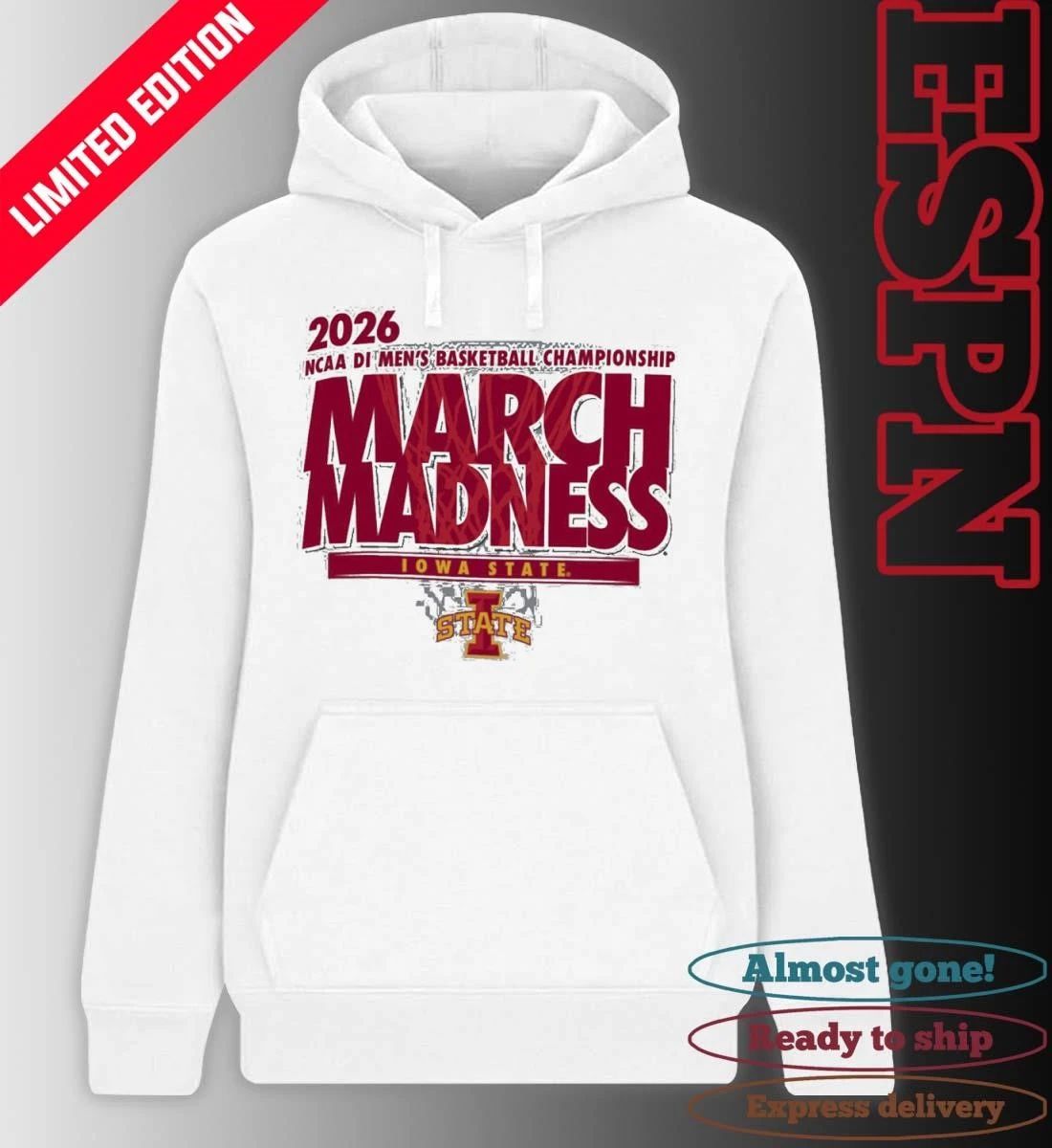 Iowa State Men’s Basketball Single Team NCAA March Madness Shirt