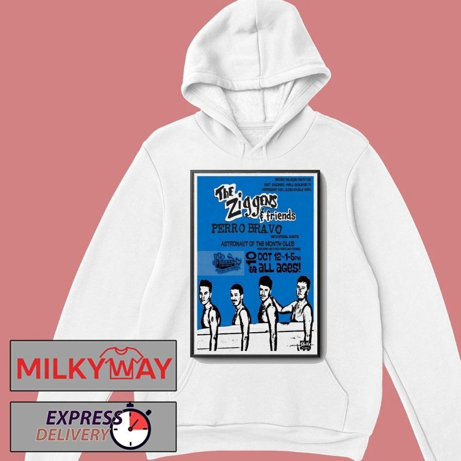 The Ziggens And Friends Oct 12 2025 DiPiazza’s In Long Beach CA Poster shirt
