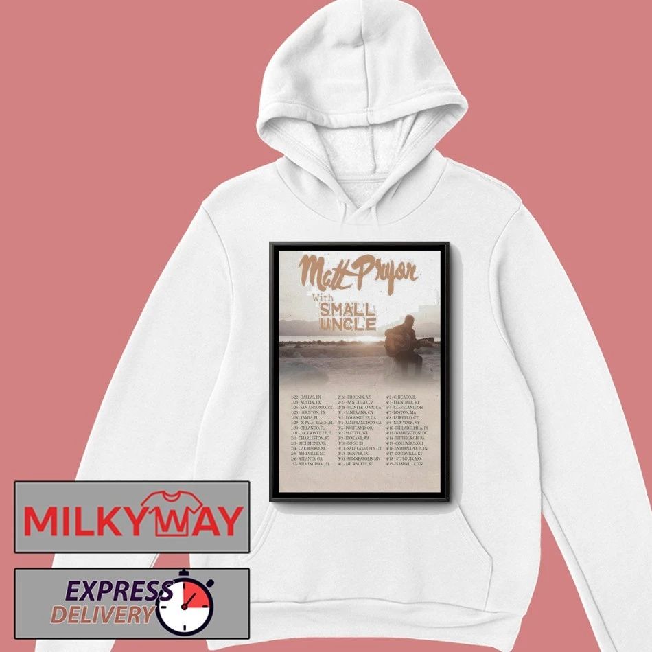 Matt Pryor With Small Uncle The Salton Sea 2026 Shows Poster shirt