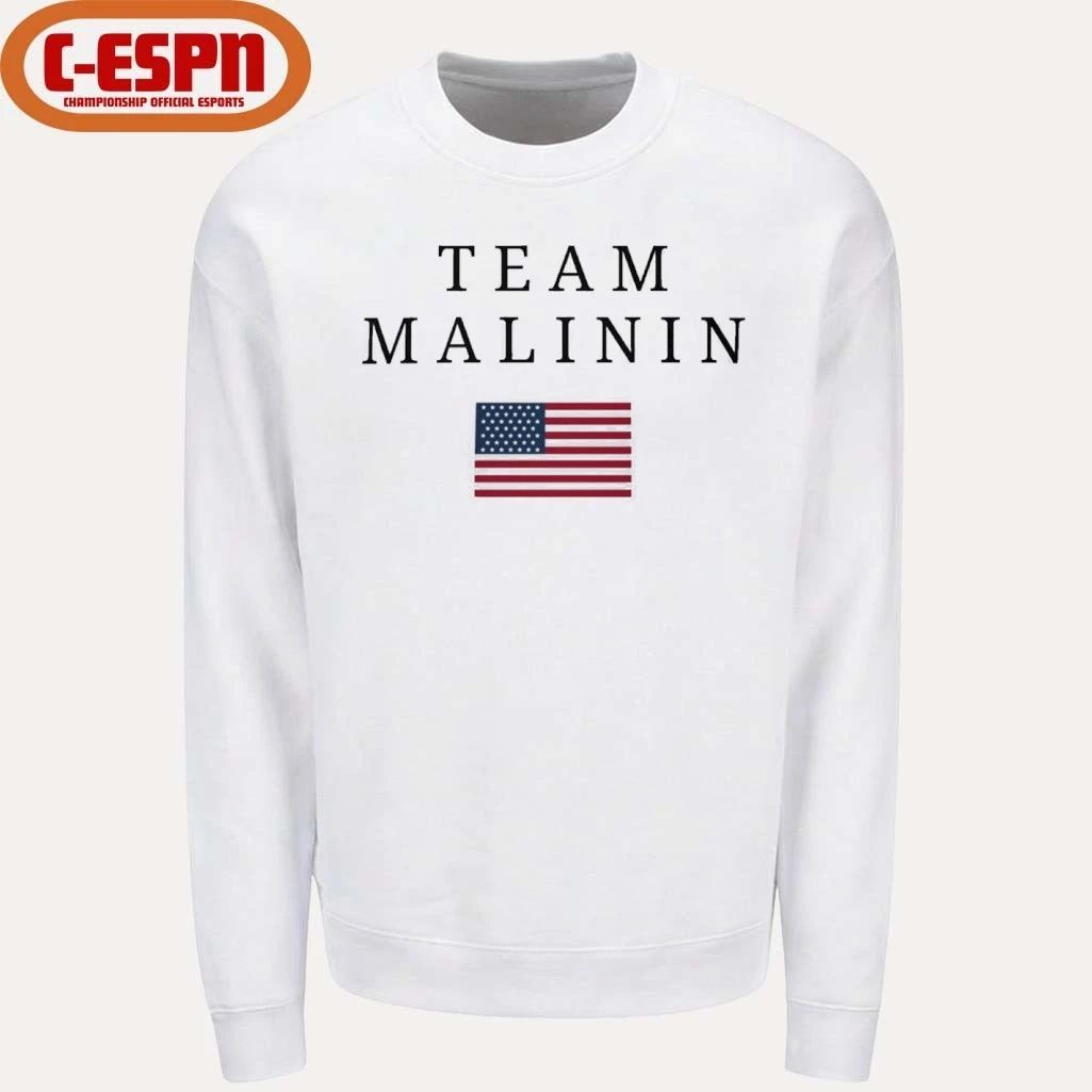 Ilia Malinin Team Malinin USA American Flag T-Shirt