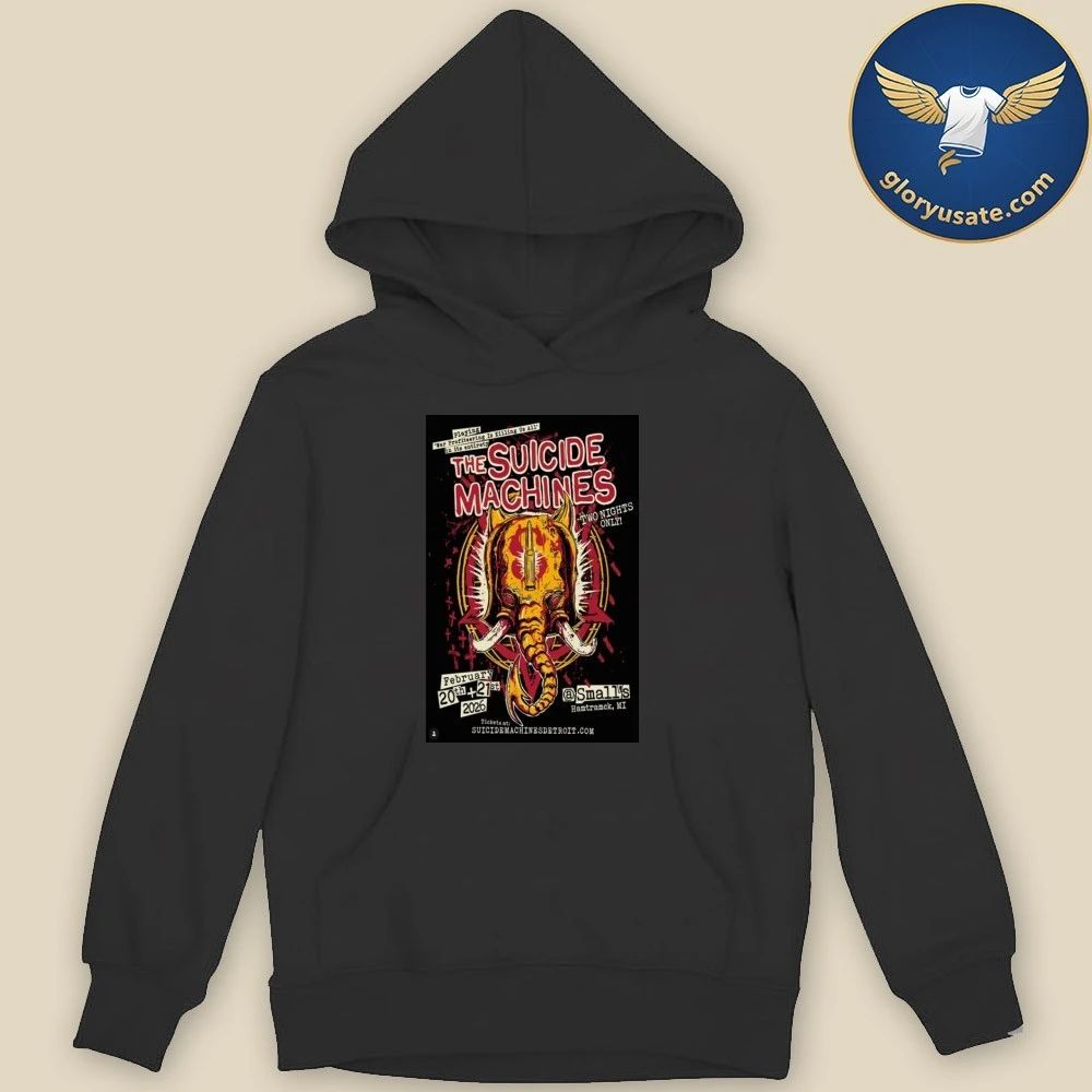 The Suicide Machines February 20-21 2026 Hamtramck, MI Poster Shirt